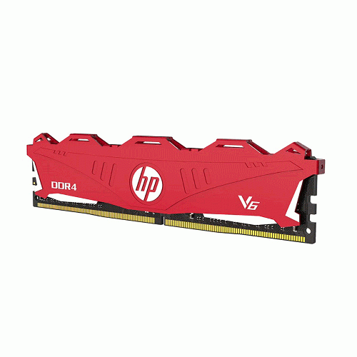 رم اچ پی سری V6 با ظرفیت 8 گیگابایت و فرکانس 2666 مگاهرتز HP V6 DDR4 8GB 2666MHz CL18 single channel desktop RAM