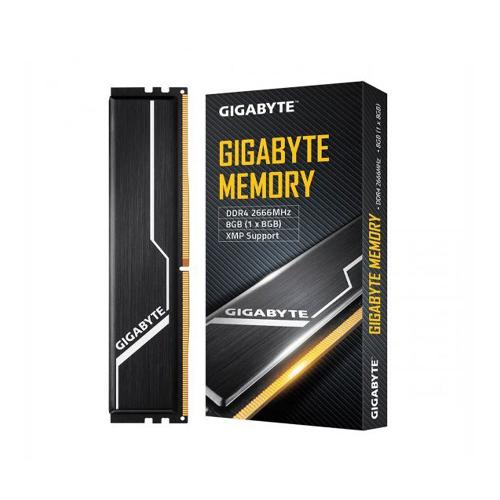 رم دسکتاپ DDR4 تک کاناله 2666 مگاهرتز CL16 گیگابایت مدل GP-GR26C16S8K1HU408 ظرفیت 8 گیگابایت Gigabyte 8G DDR4 2666MHz CL16 Single Channel Desktop RAM