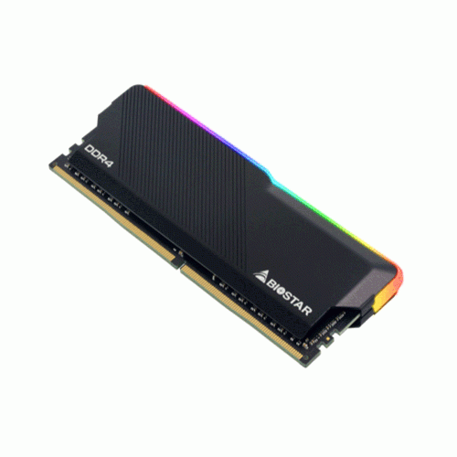 رم دسکتاپ بایوستارDDR4 3600 مگاهرتز مدل گیمینگ ایکس ظرفیت 8 گیگابایت BIOSTAR RGB DDR4 GAMING X 8GB 3600MHz