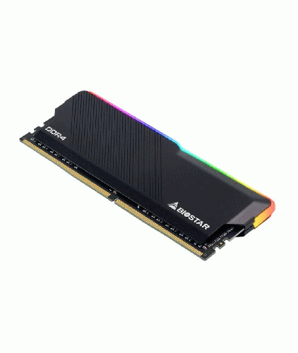 رم کامپیوتر RAM بایوستار GAMING X RGB 16GB 3600MHz CL18 DDR4 دوکاناله ظرفیت 16 گیگابایت Biostar GAMING X RGB 16GB 3600MHz Dual CL18 DDR4 Desktop RAM