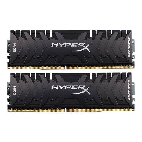 رم دسکتاپ DDR4 دو کاناله 3200 مگاهرتز CL16 کینگستون مدل HyperX Predator ظرفیت 32 گیگابایت KingSton HyperX Predator DDR4 32GB 3200MHz CL16 Dual Channel Desktop RAM