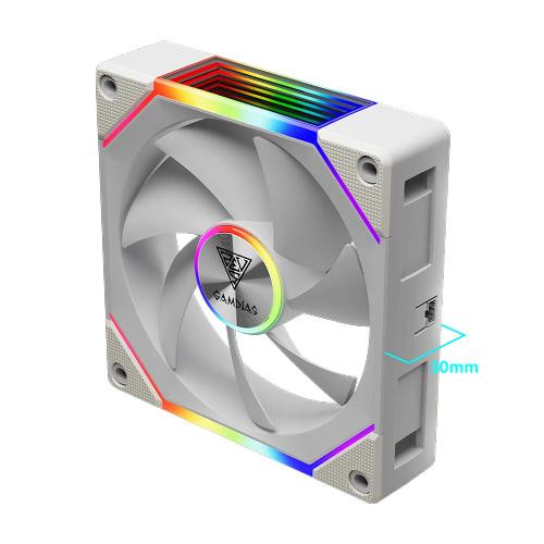 Gamdias AEOLUS P2-1201 WH Case FAN