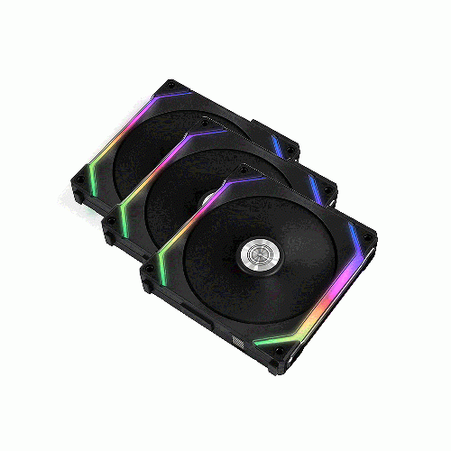 lian li UNI Fan SL 120 Triple Black FAN CASE