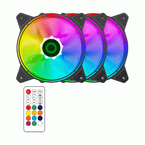 GAMEMAX RQ 300 ARGB 120mm 3 in 1 Case Fan