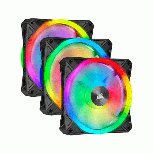 Corsair iCUE QL120 RGB 3 in 1 ARGB FAN WITH ICUE CONTROLLER Case Fan