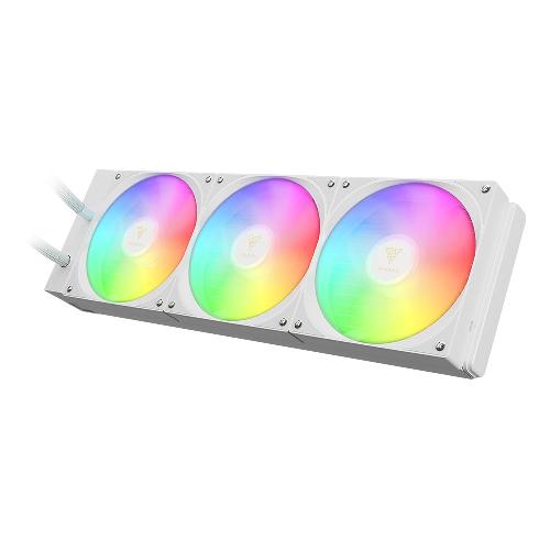 فن پردازنده گیمدیاس مدل CHIONE E4-420 WH Gamdias CHIONE E4-420 WH Cpu Liquid Cooler Fan