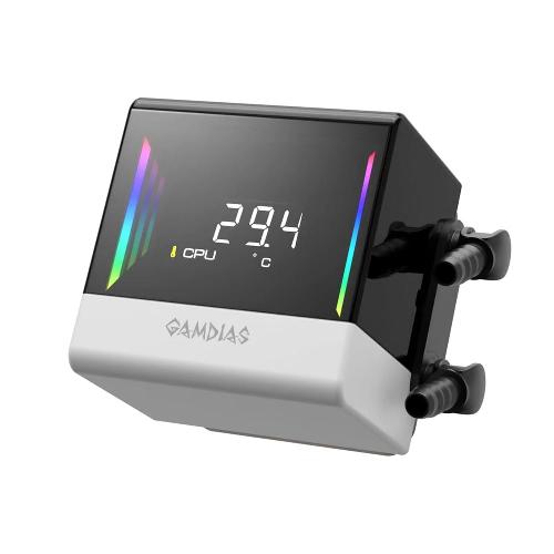 فن پردازنده گیمدیاس مدل CHIONE E4-420 WH Gamdias CHIONE E4-420 WH Cpu Liquid Cooler Fan