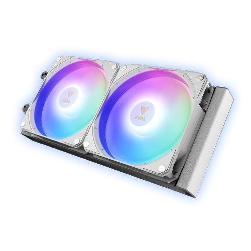 Gamdias AURA GL240 LCD WH CPU Liquid Cooler Fan