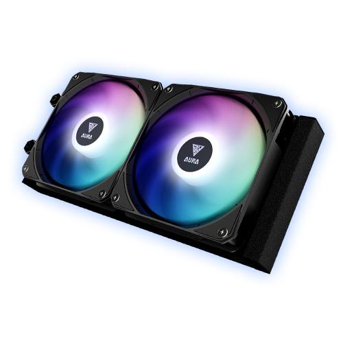 Gamdias AURA GL240 LCD Cpu Liquid Cooler Fan