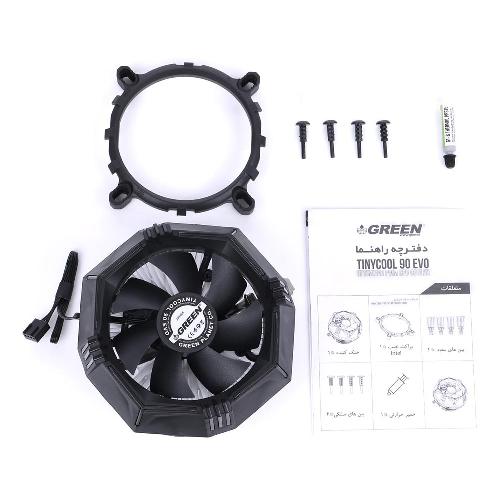 Green TinyCool 90 EVO CPU Cooler