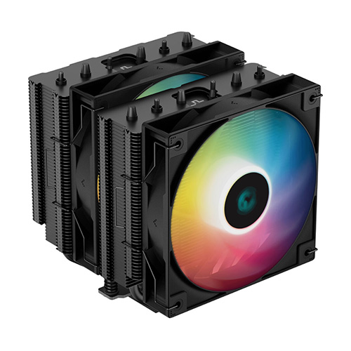 فن خنک کننده پردازنده دیپ کول AG620 BK ARGB Deepcool AG620 BK ARGB Dual Tower CPU Air Cooler