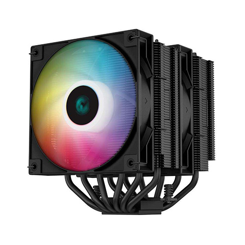 فن خنک کننده پردازنده دیپ کول AG620 BK ARGB Deepcool AG620 BK ARGB Dual Tower CPU Air Cooler