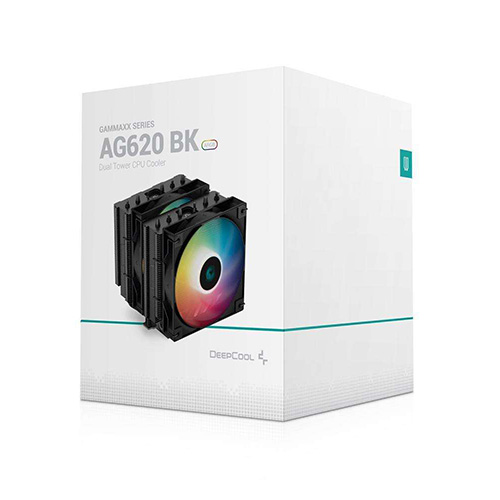 فن خنک کننده پردازنده دیپ کول AG620 BK ARGB Deepcool AG620 BK ARGB Dual Tower CPU Air Cooler