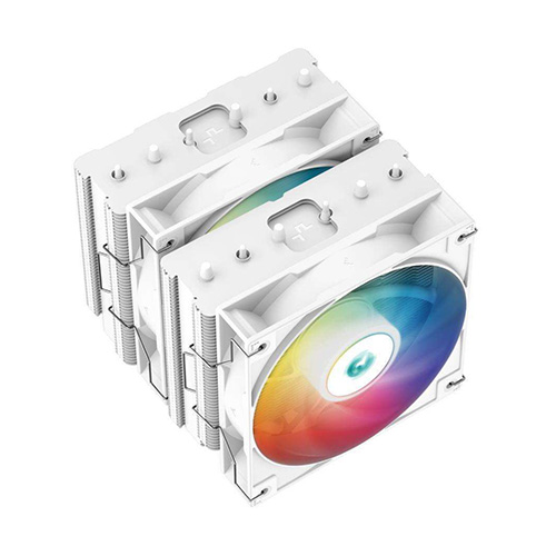 فن خنک کننده پردازنده دیپ کول AG620 WH ARGB Deepcool AG620 WH ARGB Dual Tower CPU Air Cooler