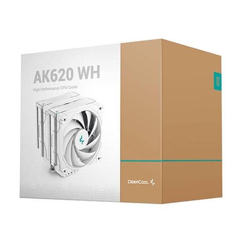 فن خنک کننده پردازنده دیپ کول AK620 WH Deepcool AK620 WH Dual Tower CPU Air Cooler