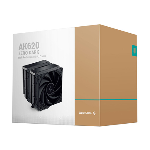 Deepcool AK620 ZERO DARK Dual Tower CPU Air Cooler