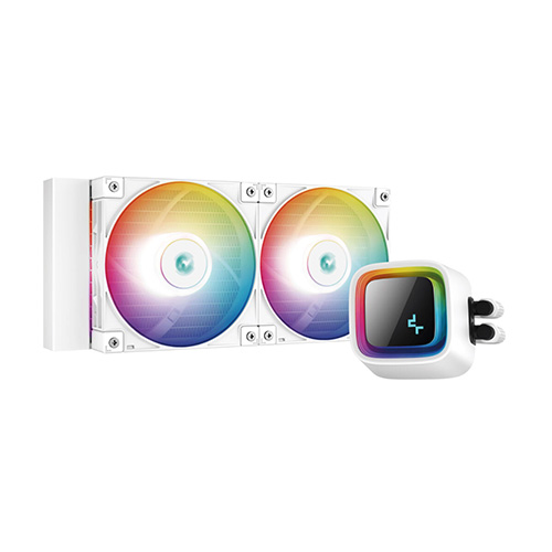 خنک کننده مایع پردازنده دیپ کول LS520 WH Deepcool LS520 WH 240mm ARGB CPU Liquid Cooler