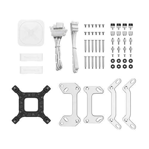 خنک کننده مایع پردازنده دیپ کول LS720 WH Deepcool LS720 WH 360mm ARGB CPU Liquid Cooler