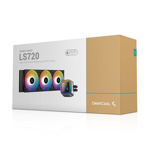 خنک کننده مایع پردازنده دیپ کول LS720 Deepcool LS720 360mm ARGB CPU Liquid Cooler