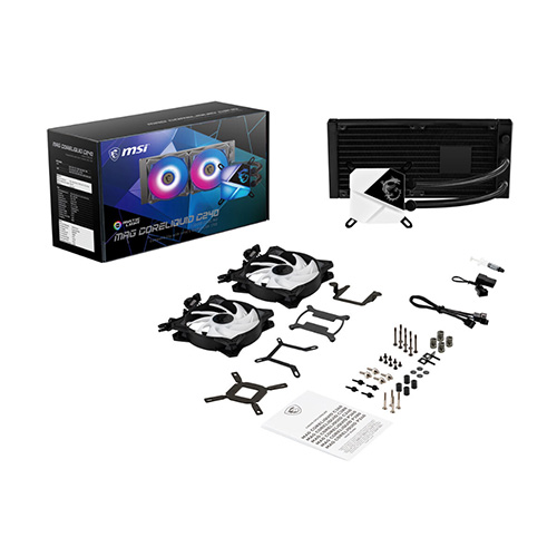 خنک کننده مایع پردازنده ام اس آی MAG CORELIQUID C240 MSI MAG CORELIQUID C240 240mm CPU Liquid Cooler