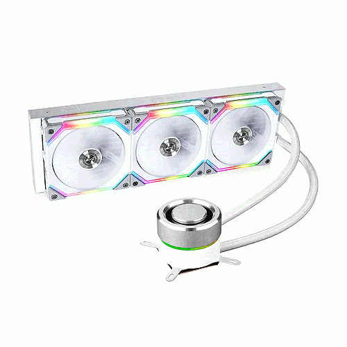 LIAN LI Galahad 360 UNI FAN SL Edition ARGB White CPU Liquid Cooler