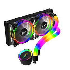 فن مایع پردازنده فاطر مدل  FW-240R2B1 Black Fater FW-240R2B1 240 Black CPU Liquid Cooler