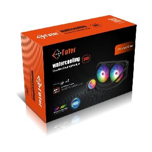 فن مایع پردازنده فاطر مدل  FW-240R2B1 Black Fater FW-240R2B1 240 Black CPU Liquid Cooler