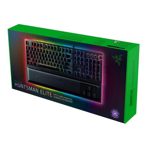 کیبورد گیمینگ ریزر مدل HUNTSMAN ELITE Purple Switch Razer Huntsman Elite Purple Switch