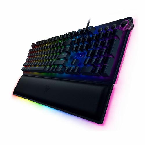 کیبورد گیمینگ ریزر مدل HUNTSMAN ELITE Purple Switch Razer Huntsman Elite Purple Switch
