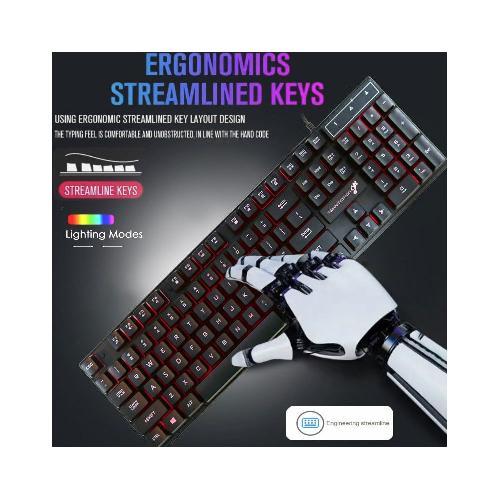 Teknmotion Bundle 4 IN 1 Backlit Gaming