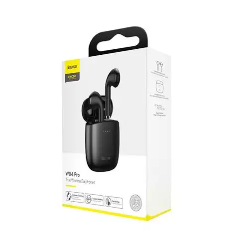 هدفون بی سیم باسئوس ENCOK W04 PRO BASEUS ENCOK W04 PRO Wireless Headphones with Wireless Charging case