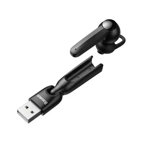 هدفون بلوتوثی باسئوس با داک شارژ NGA05 Baseus A05 Encok Vehicle-mounted Wireless Earphones NGA05-01