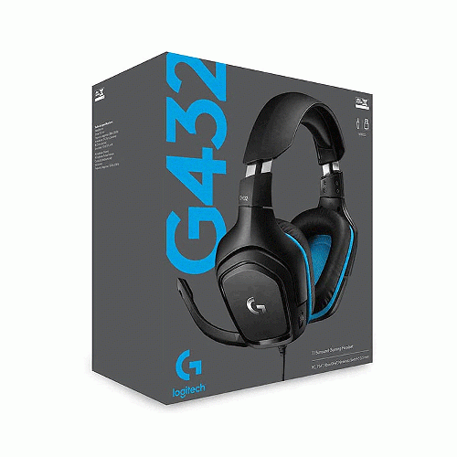 Logitech G432 7.1 Surround Sound Wired Gaming Headset