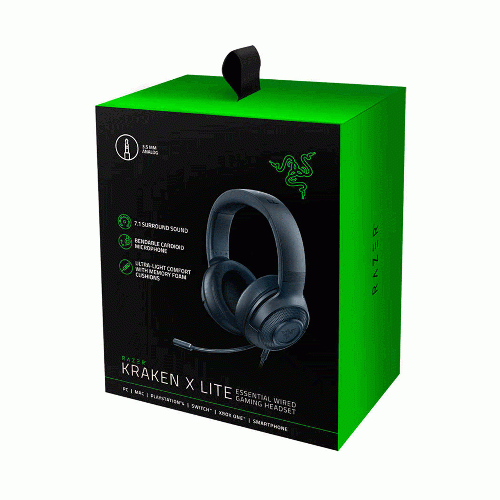 هدست گیمینگ ریزر Kraken X Lite Razer Kraken X Lite Ultralight Gaming Headset