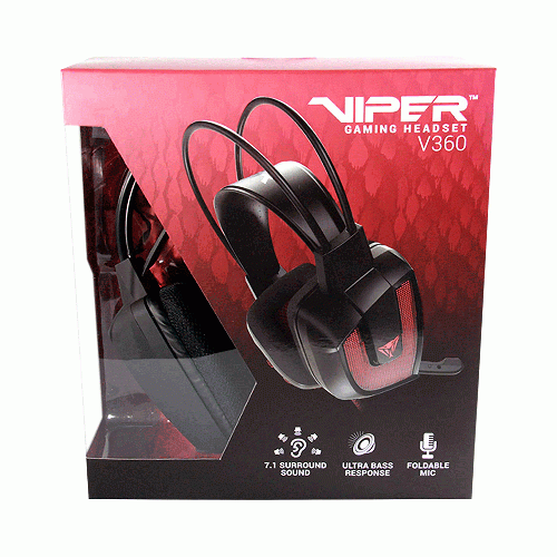 Patriot Viper V360 7.1 Virtual Surround Gaming Headset
