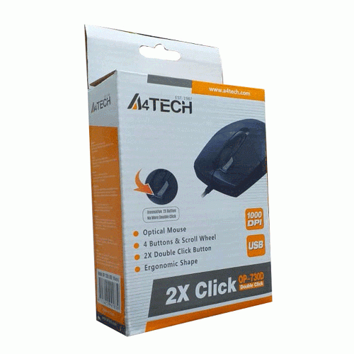 A4Tech OP-730D Wired Mouse