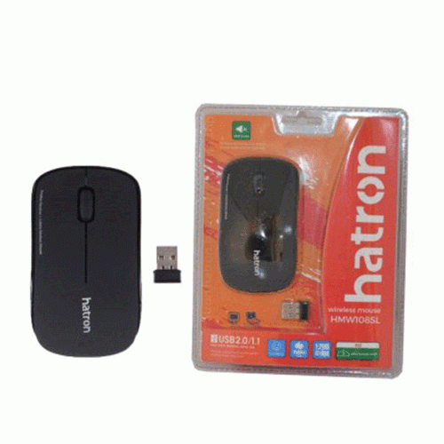 موس هترون HMW108 Hatron HMW108 Silent Click Wireless Mouse