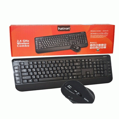 موس و کیبورد بی سیم هترون HKCW140 Hatron HKCW140 Wireless Keyboard and Mouse