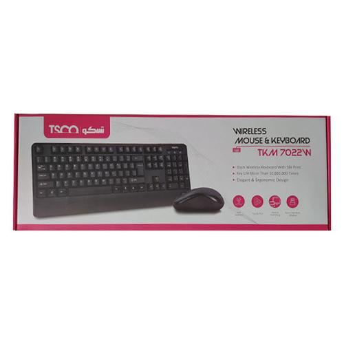 TSCO TKM 7022W Wireless Keyboard and Wireless Mouse