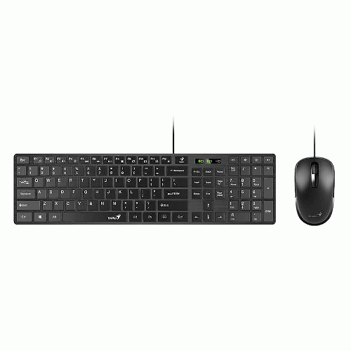 Genius SLIMSTAR C126 WIRED SLIM MULTIMEDIA Keyboard and Mouse