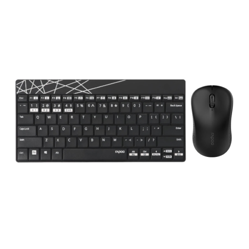 Rapoo 8000M Wireless Optical Mouse and Keyboard