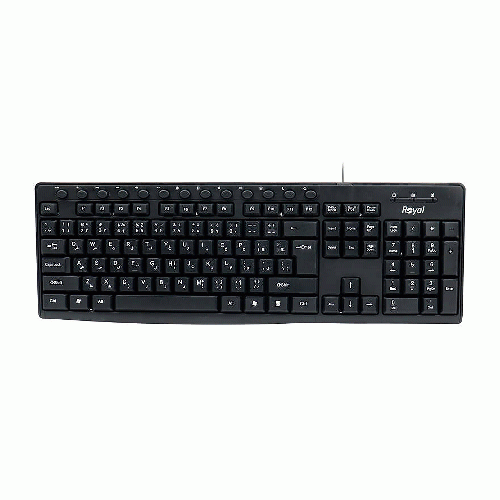 کیبورد و ماوس 715 رویال با سیم Royal Wired Mouse And Keyboard Model R-KM715