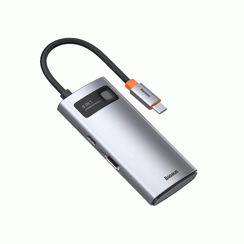 Baseus Metal Gleam 4 in 1 Multifunctional Type-C HUB CAHUB-CY0G