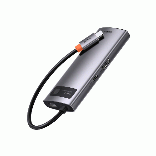 Baseus Metal Gleam 6 in 1 Multifunctional Type-C HUB CAHUB-CW0G