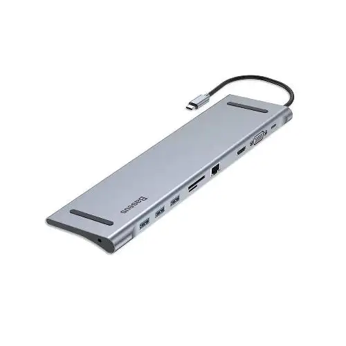 Baseus Enjoyment 10 in 1 Docking Station Stand CATSX-F0G 4K
