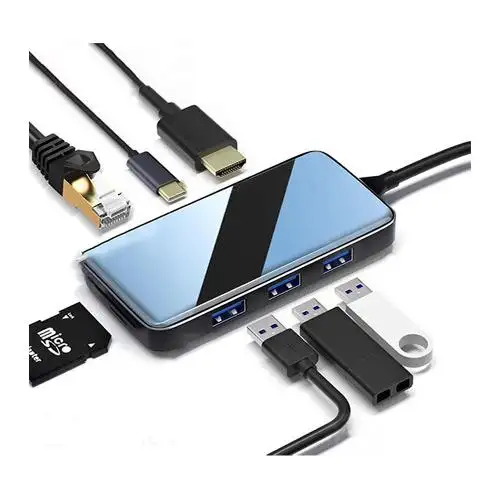 Lenovo ER08 HDMI 4K 8 in 1 USB-C hub