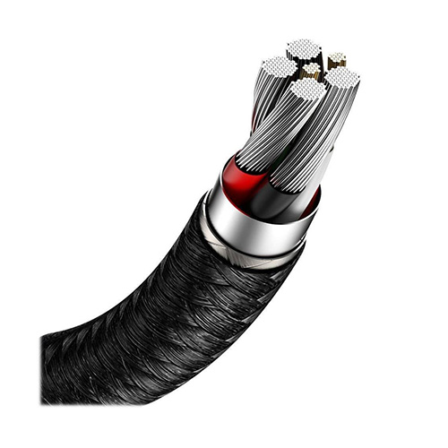Baseus Cafule CAKF000201 Type-A To Type-C 66W 2m Fast Charging Data Cable Black