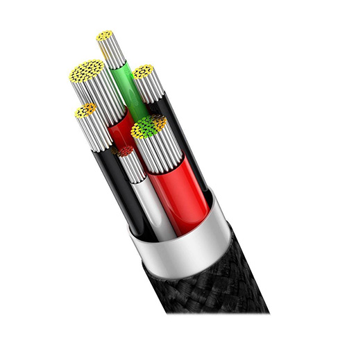 Baseus CATCS-B01 Type-A To Type-C 66W 1m Black Elbow Data Charge Cable