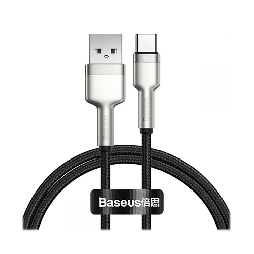 Baseus Cafule CATJK-01 Type-A To Type-C 40W 25cm Fast Charging Data Cable Black
