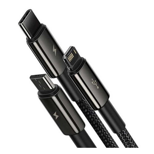 BASEUS Tungsten Gold CAMLTWJ-01 3IN1 3.5A 1.5m Cable